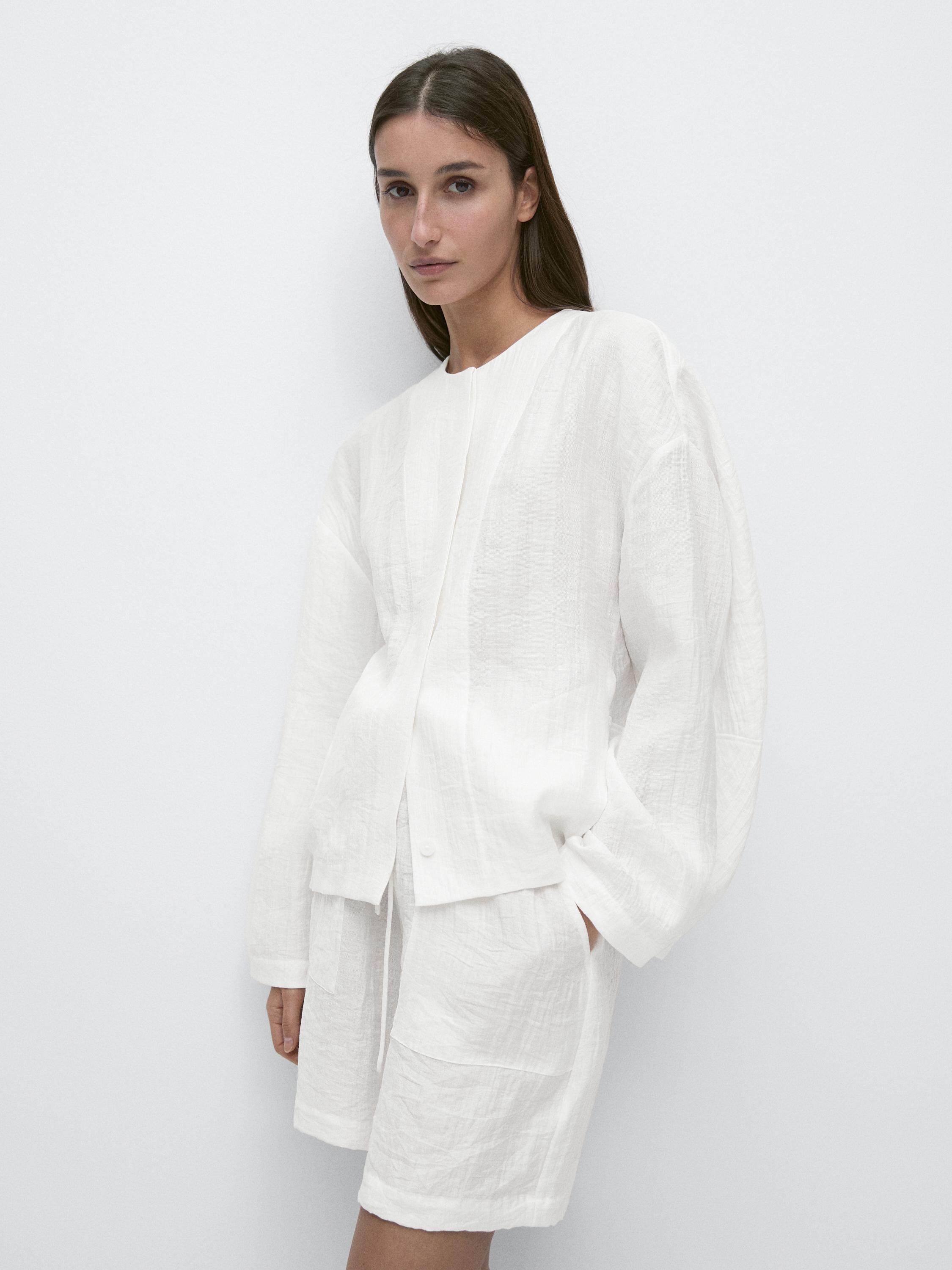 Chemise bomber fluide